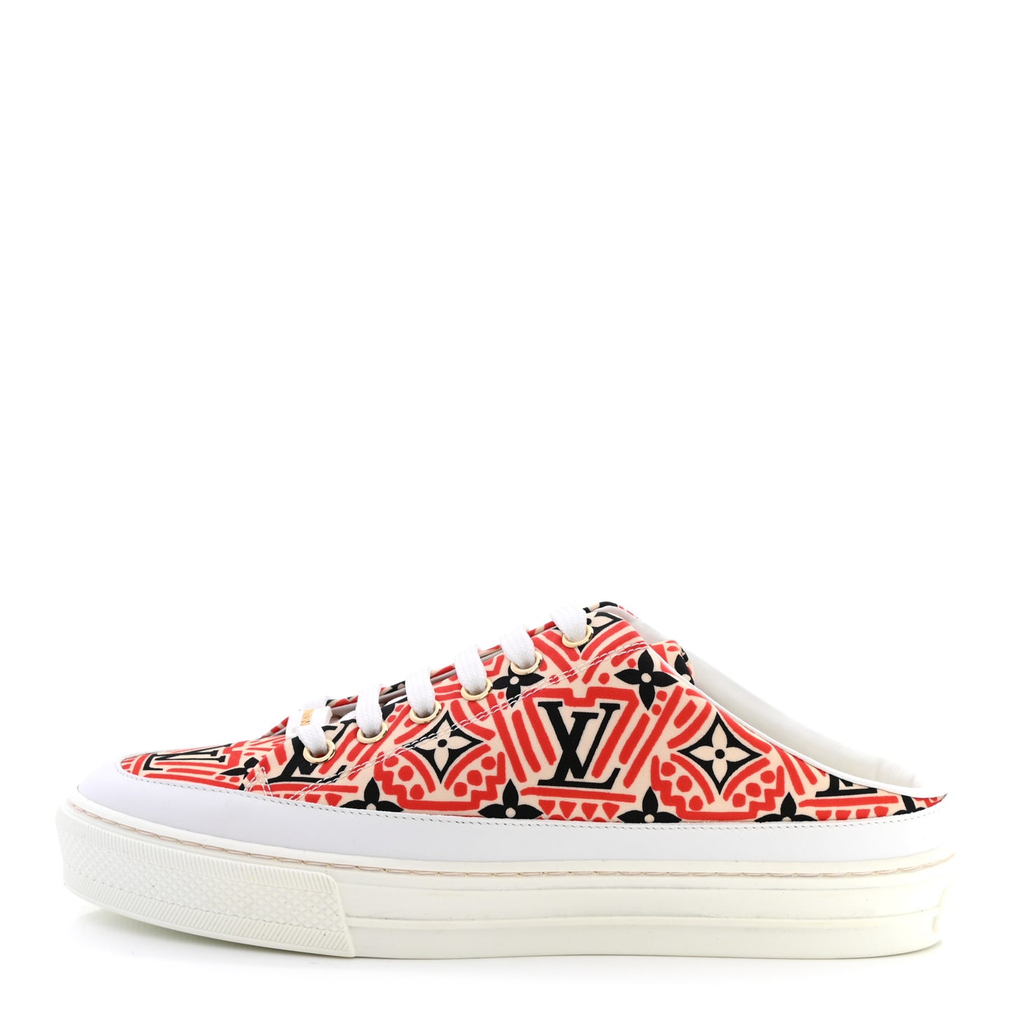 Nylon Monogram Crafty Open Back Sneaker 37