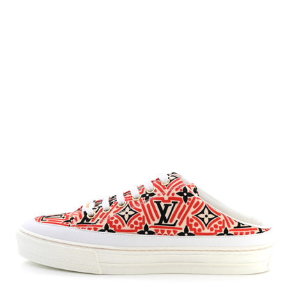 Louis Vuitton Nylon Monogram Crafty Open Back Sneaker 37 1 of 9