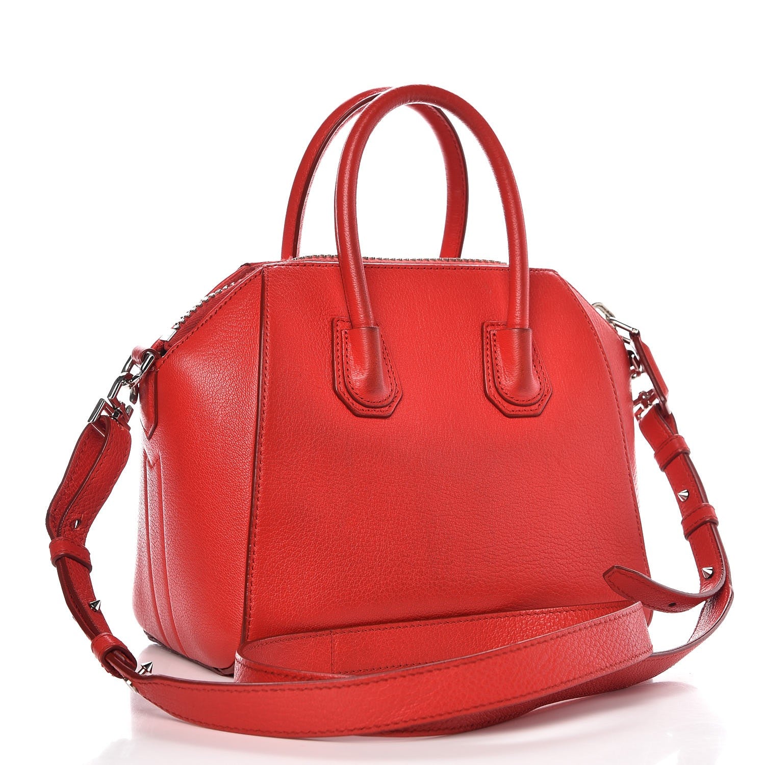 Givenchy Sugar Goatskin Mini Antigona Red 4 of 14