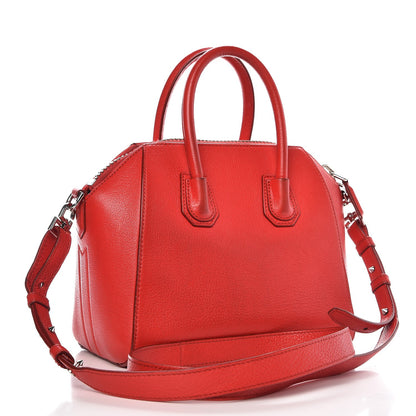 Givenchy Sugar Goatskin Mini Antigona Red 4 of 14