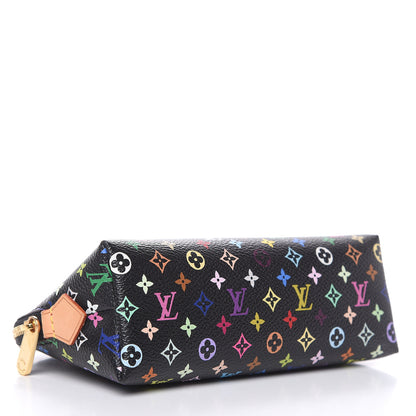 Louis Vuitton Monogram Multicolor Cosmetic Pouch Black Grenade 4 of 8