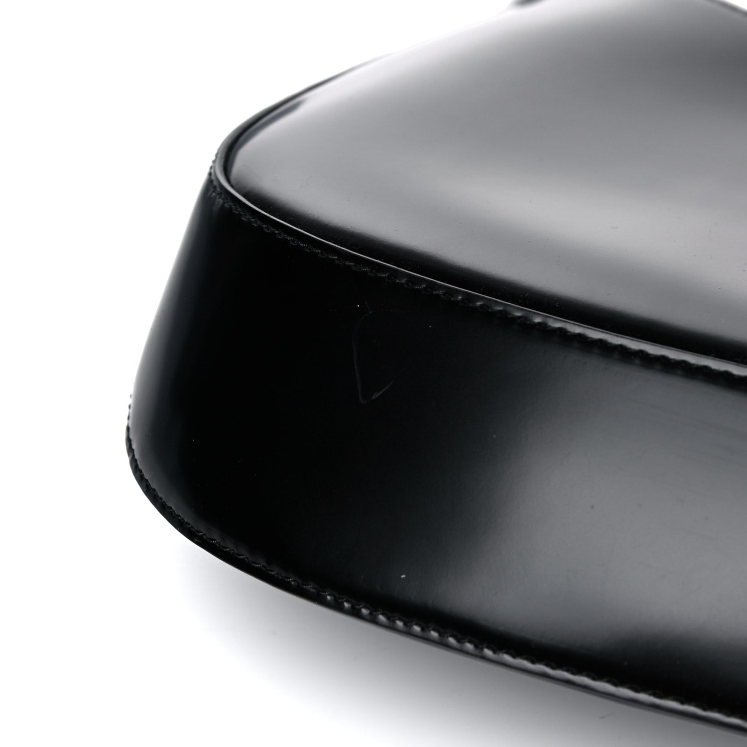 Prada Spazzolato Cleo Shoulder Bag Black 9 of 11