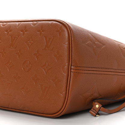 Louis Vuitton Empreinte Monogram Giant Neverfull MM Cognac 9 of 9