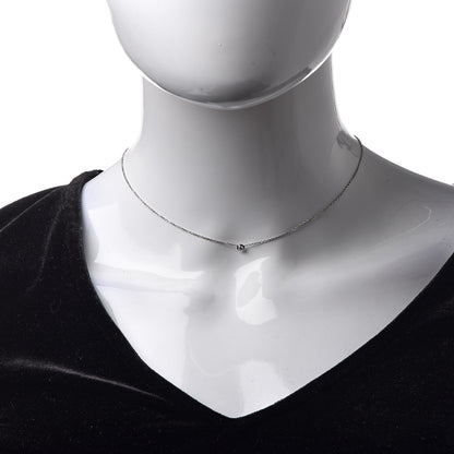 Cartier 18K White Gold Diamond XS D'Amour Pendant Necklace 2 of 8