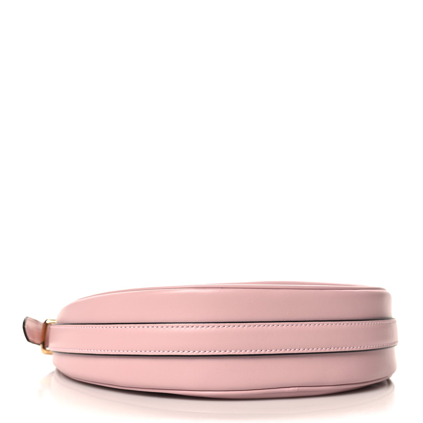 Soft Calfskin Arque Shoulder Bag Alabastro