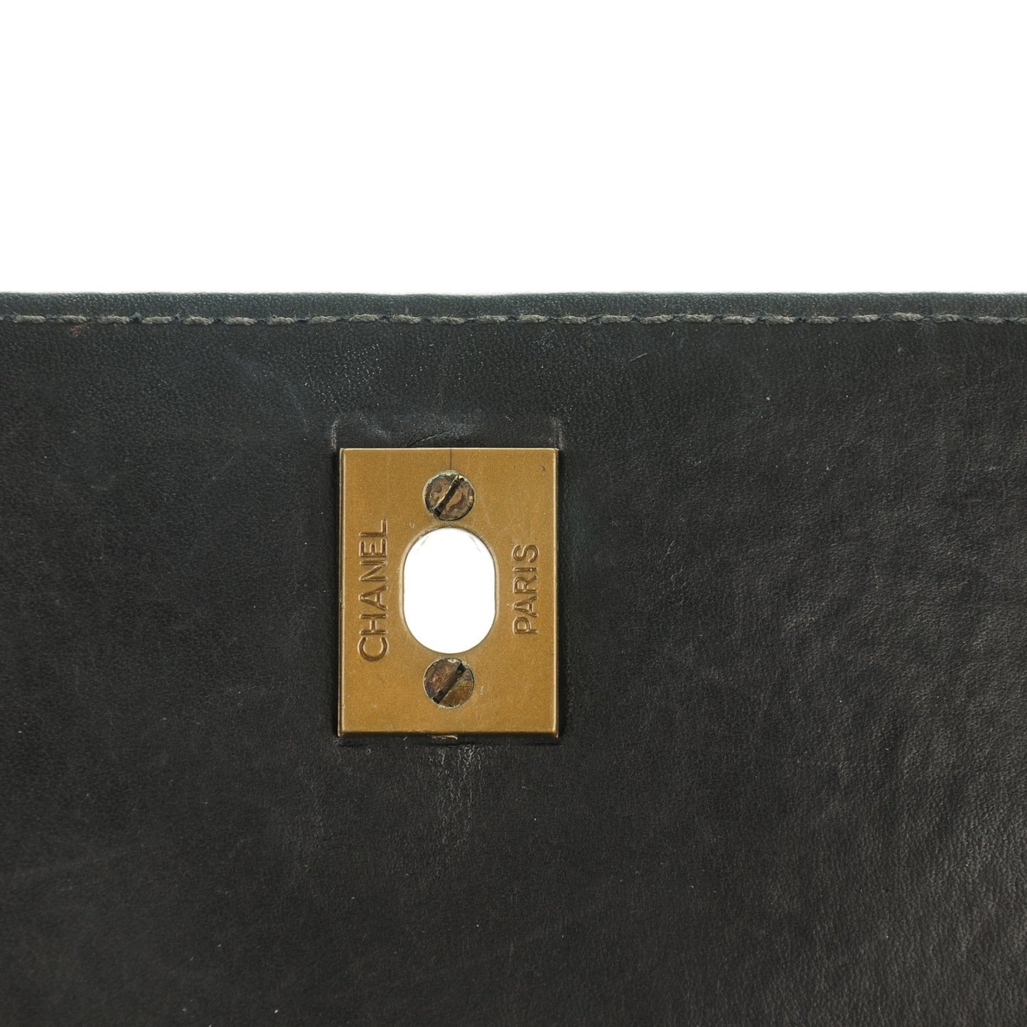 Lambskin Quilted Medium Kelly Flap Black