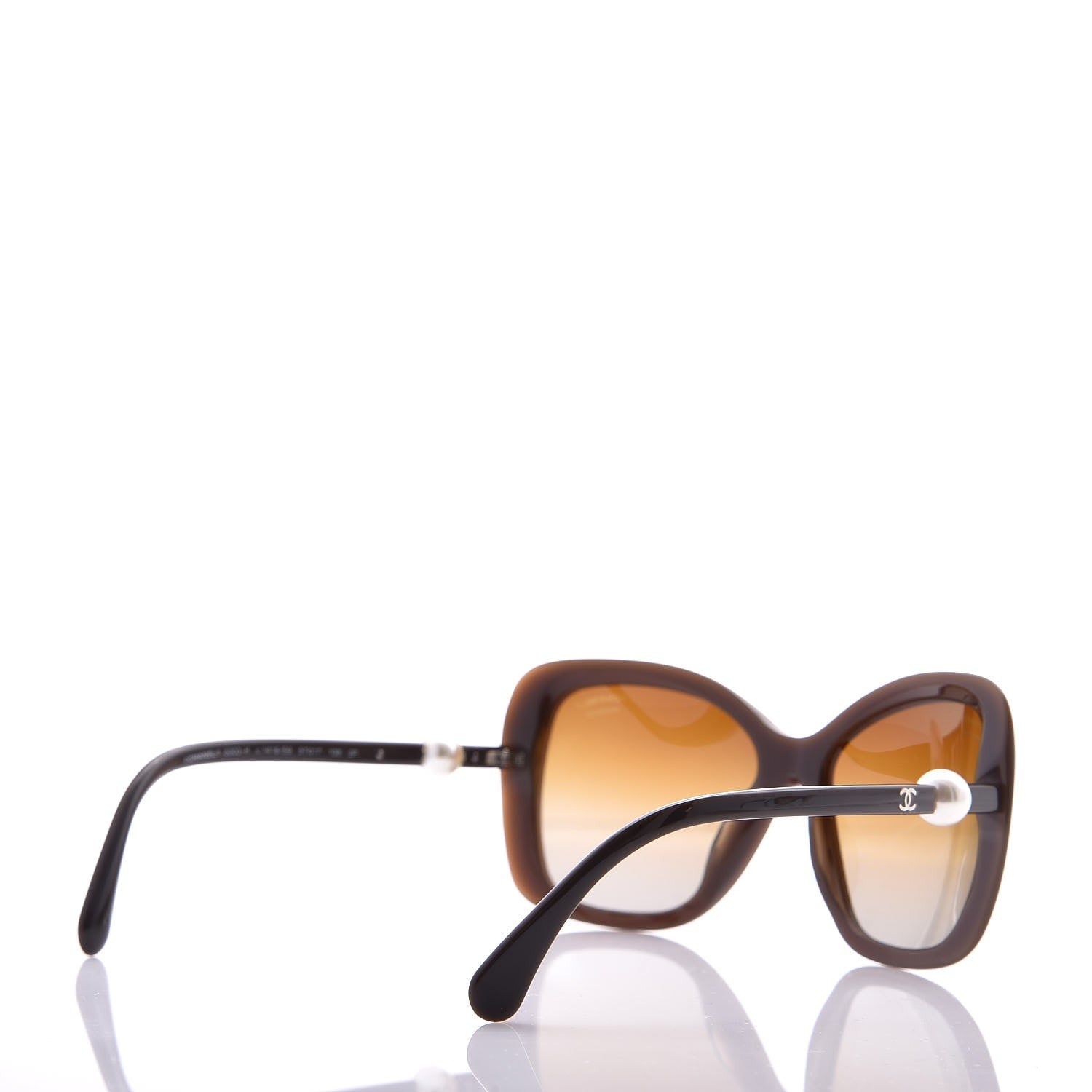 Chanel Pearl Polarized Square Sunglasses 5303-H Brown 4 of 8