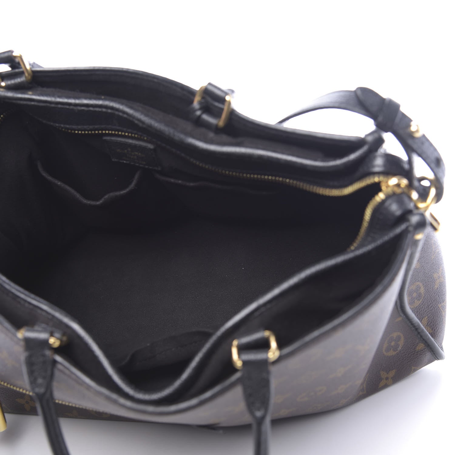 Louis Vuitton Monogram Popincourt MM Black 6 of 12