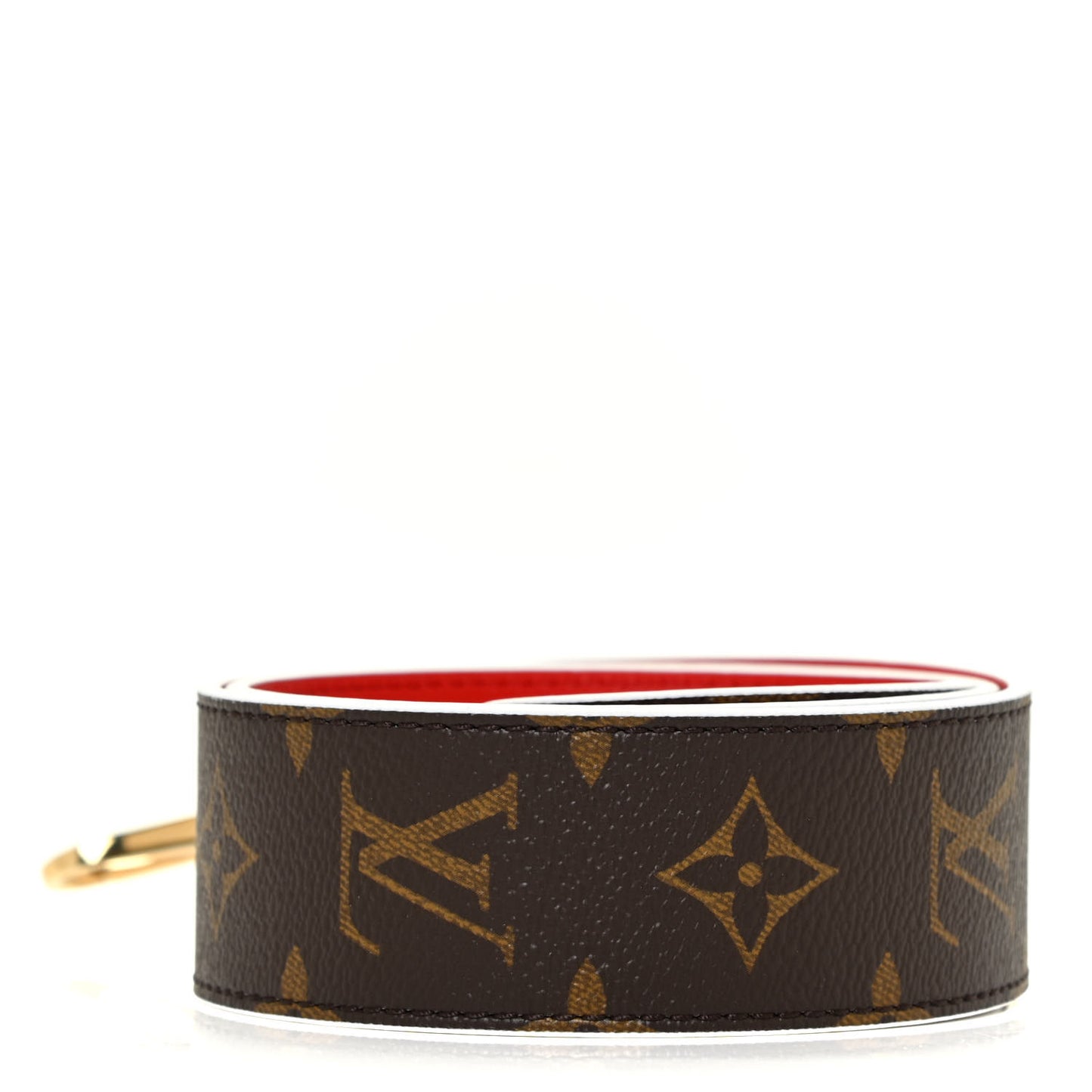 Monogram Bandouliere Shoulder Strap Red