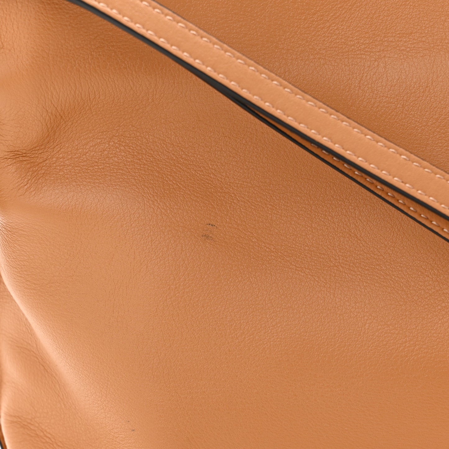 Calfskin Mini Flamenco Knot Clutch Warm Desert