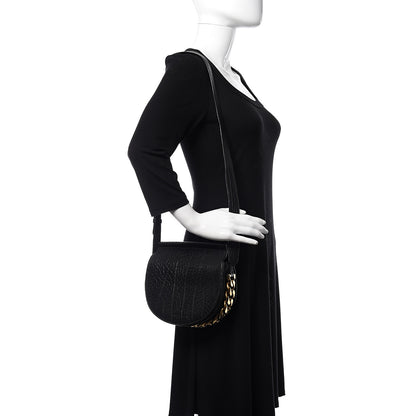 Givenchy Bullhide Mini Infinity Saddle Bag Black 2 of 9