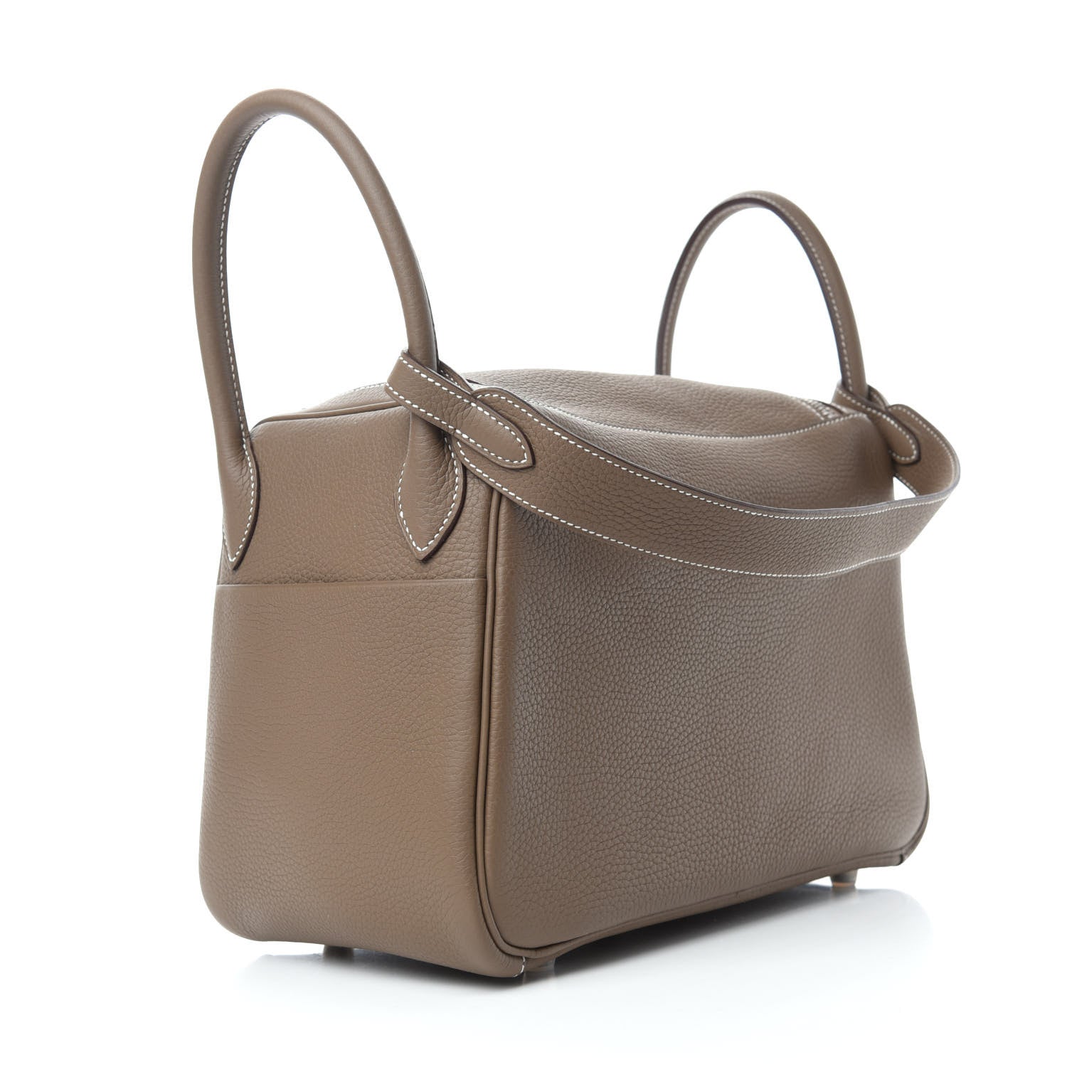 Hermes Taurillon Clemence Lindy 30 Etoupe 3 of 11