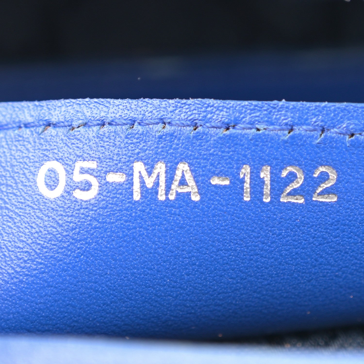 Christian Dior Lambskin Cannage Medium Lady Dior Blue Persan 7 of 13