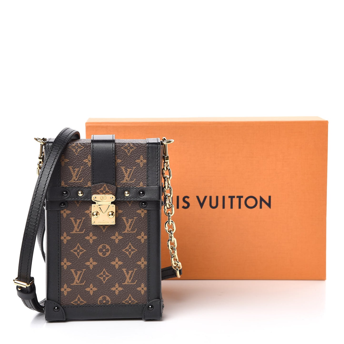 Monogram Pochette Trunk Verticale Black