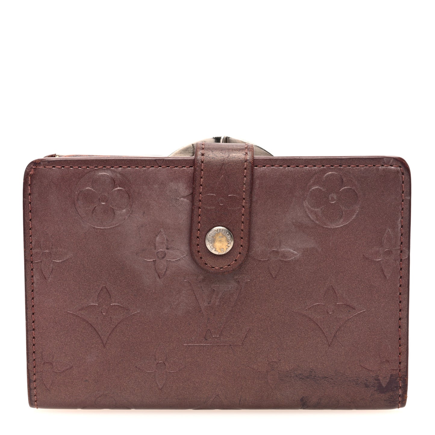 Mat Monogram French Purse Wallet Violet