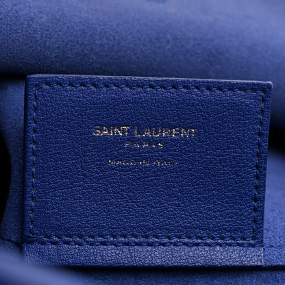 Saint Laurent Calfskin Large Shopping Tote Ultramarine 7 of 16
