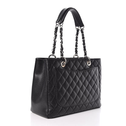 Chanel Caviar Quilted Grand Shopping Tote GST Black 3 of 11
