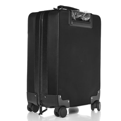 Prada Tessuto Nylon Saffiano Trolley Luggage Black 3 of 10