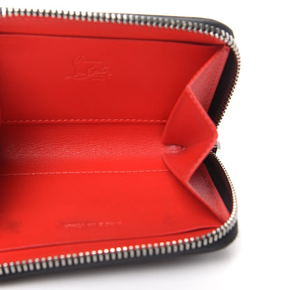 Christian Louboutin Calfskin Spiked Panettone Coin Purse Black 5 of 7