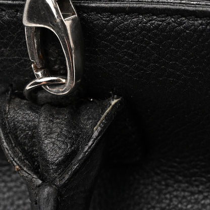 Chanel Calfskin Cerf Executive Shopper Tote Black 11 of 12