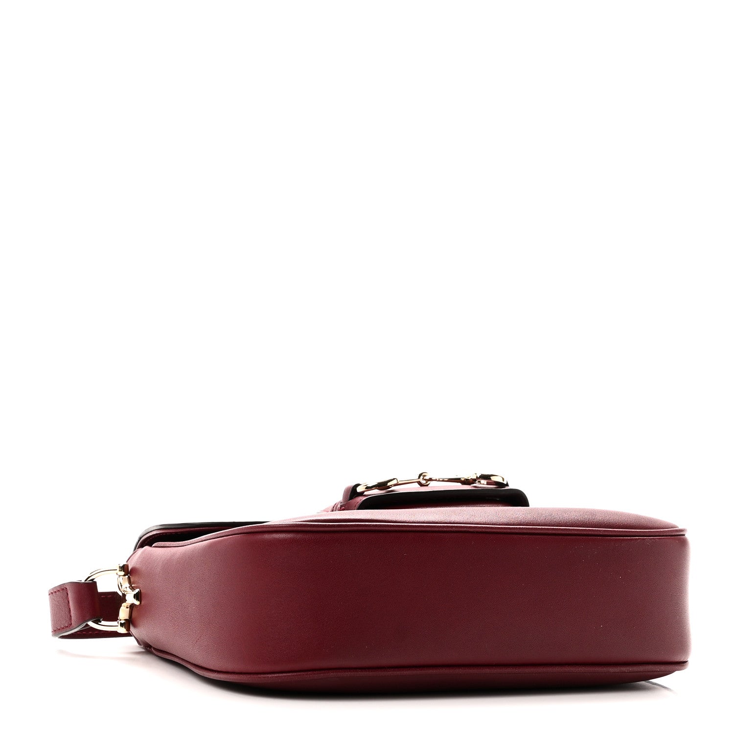 Gucci Arabella Calfskin Horsebit 1955 Shoulder Bag Rosso Ancora 4 of 10