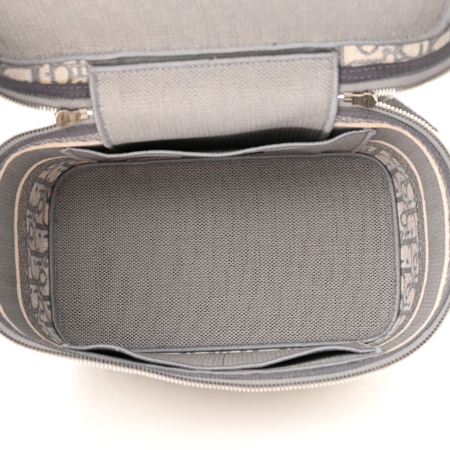 Oblique Diortravel Vanity Case Grey
