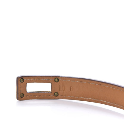 Hermes Barenia Kelly Double Tour Bracelet M Fauve 4 of 5