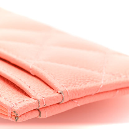 Chanel Caviar Quilted Card Holder Light Orange 10 of 10