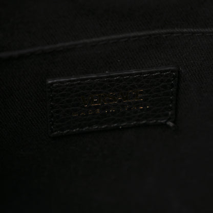 Versace Grainy Calfskin Virtus Top Handle Tote Black 5 of 9