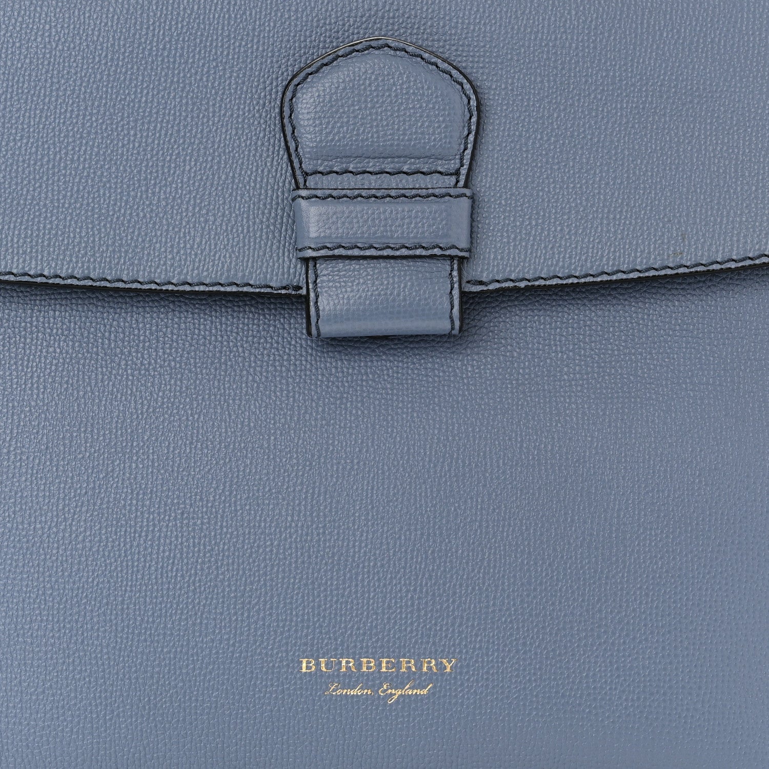 Burberry Derby Calfskin House Check Medium Camberley Slate Blue 7 of 12