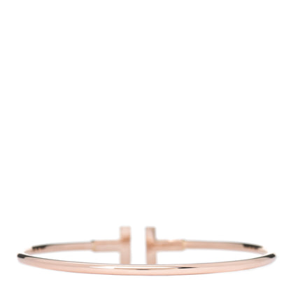 Tiffany 18K Rose Gold T Wire Bracelet 2 of 3