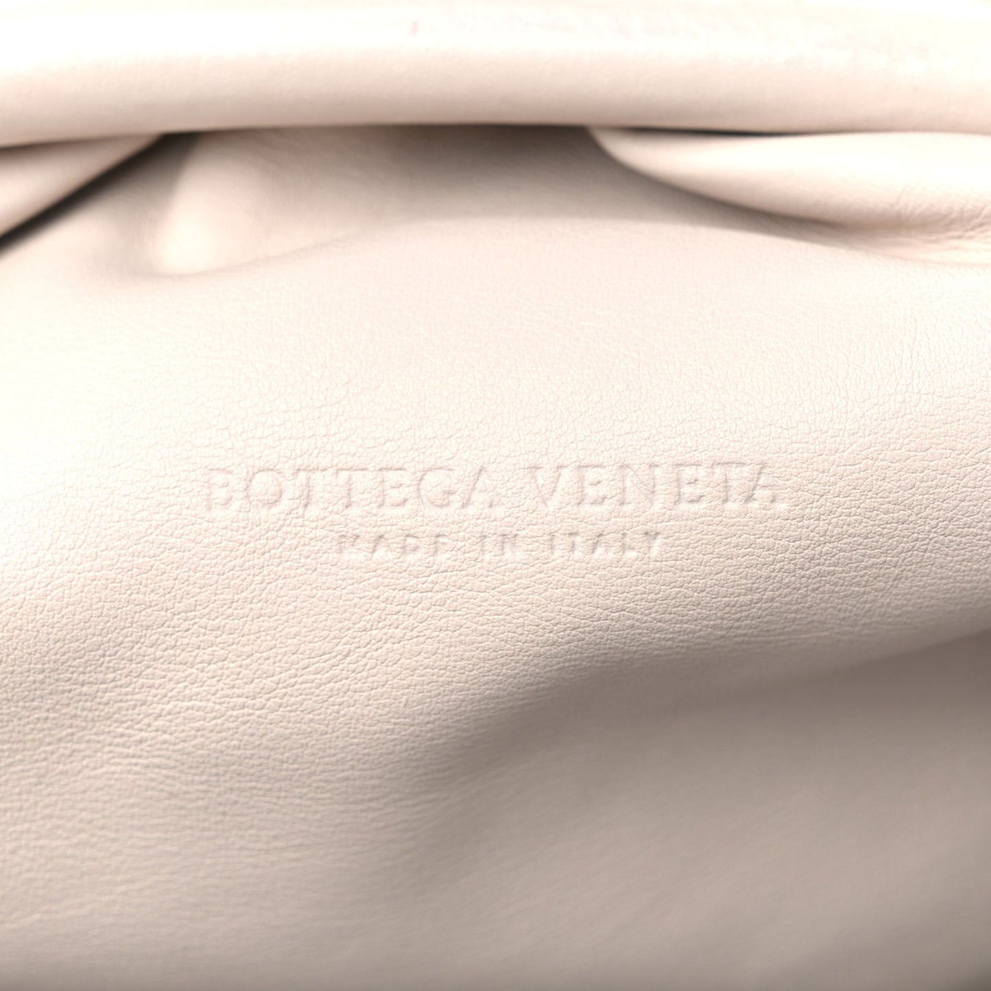 Smooth Butter Calf The Pouch Oversized Clutch Mist