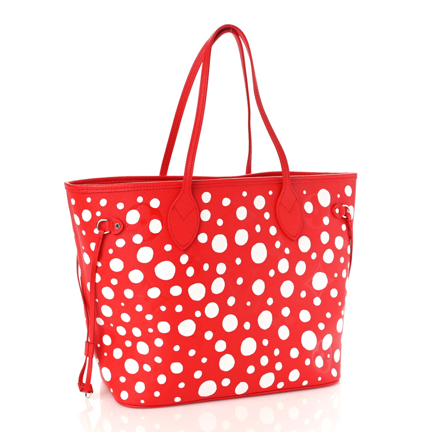 LV X YK Empreinte Infinity Dots Neverfull MM Rouge White