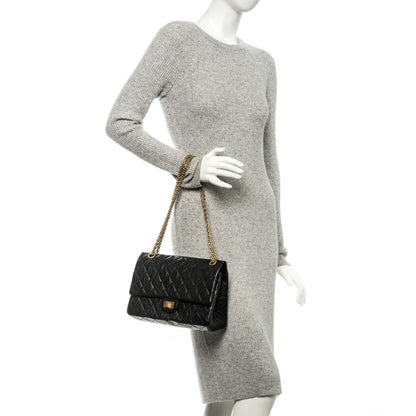 Chanel Aged Calfskin Quilted 2.55 Reissue 226 Flap Black 2 of 7