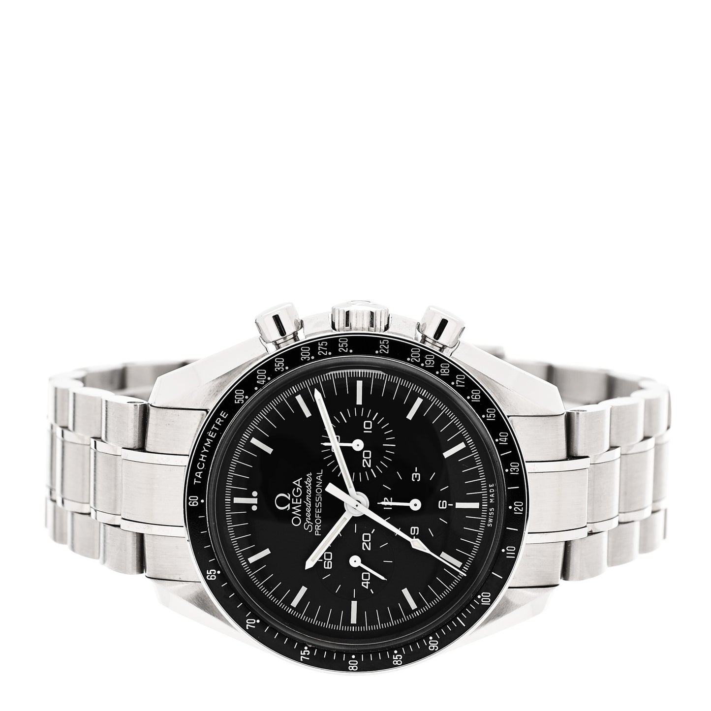 Stainless Steel 42mm Speedmaster Moonwatch Professional Chronograph Manual Winding Watch Black 311.30.42.30.01.005