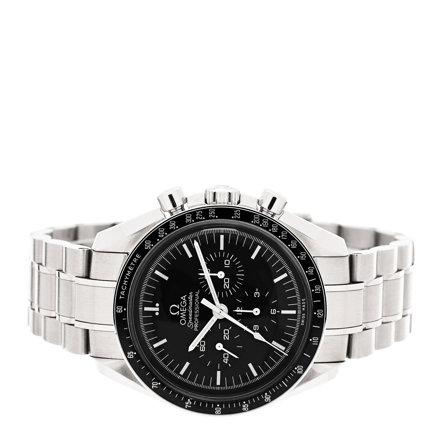 Omega Stainless Steel 42mm Speedmaster Moonwatch Professional Chronograph Manual Winding Watch Black 311.30.42.30.01.005 2 of 6