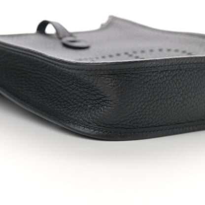 Hermes Taurillon Clemence Evelyne TPM Black 9 of 10