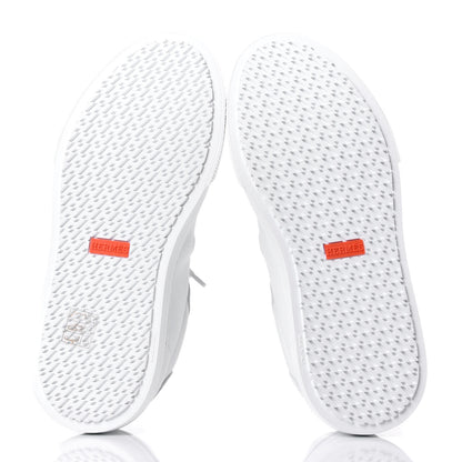 Hermes Calfskin Day Sneakers 37 White 7 of 11