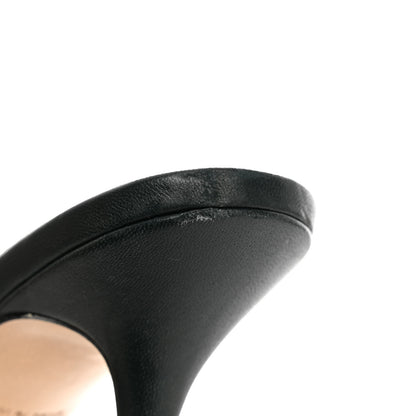 Bottega Veneta Nappa Maxi Intrecciato Lido Mule Sandals 38 Black 9 of 11