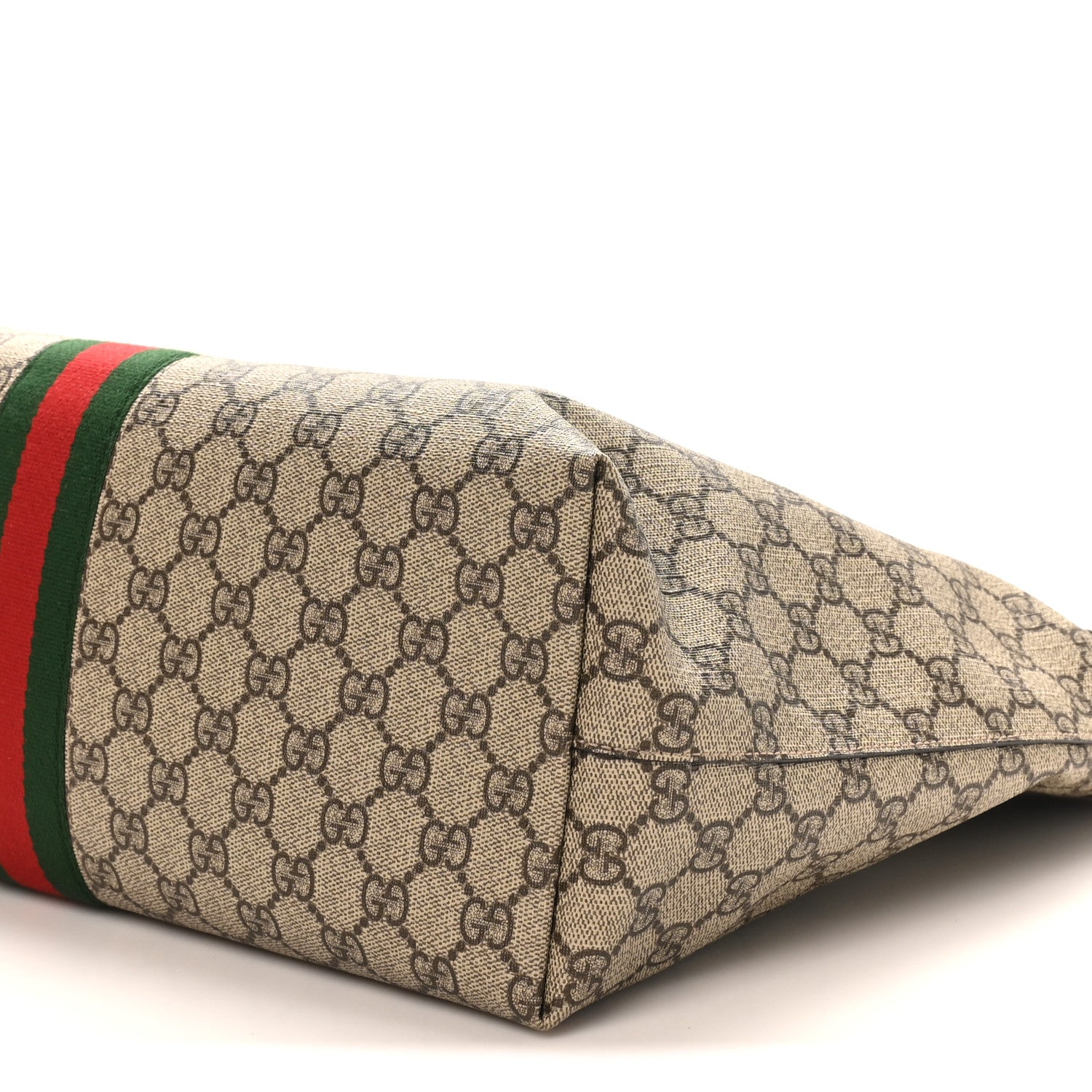 Gucci GG Supreme Monogram Medium Ophidia Shopping Tote Brown 10 of 10