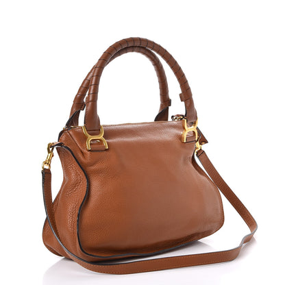 Chloe Calfskin Medium Marcie Satchel Tan 4 of 13
