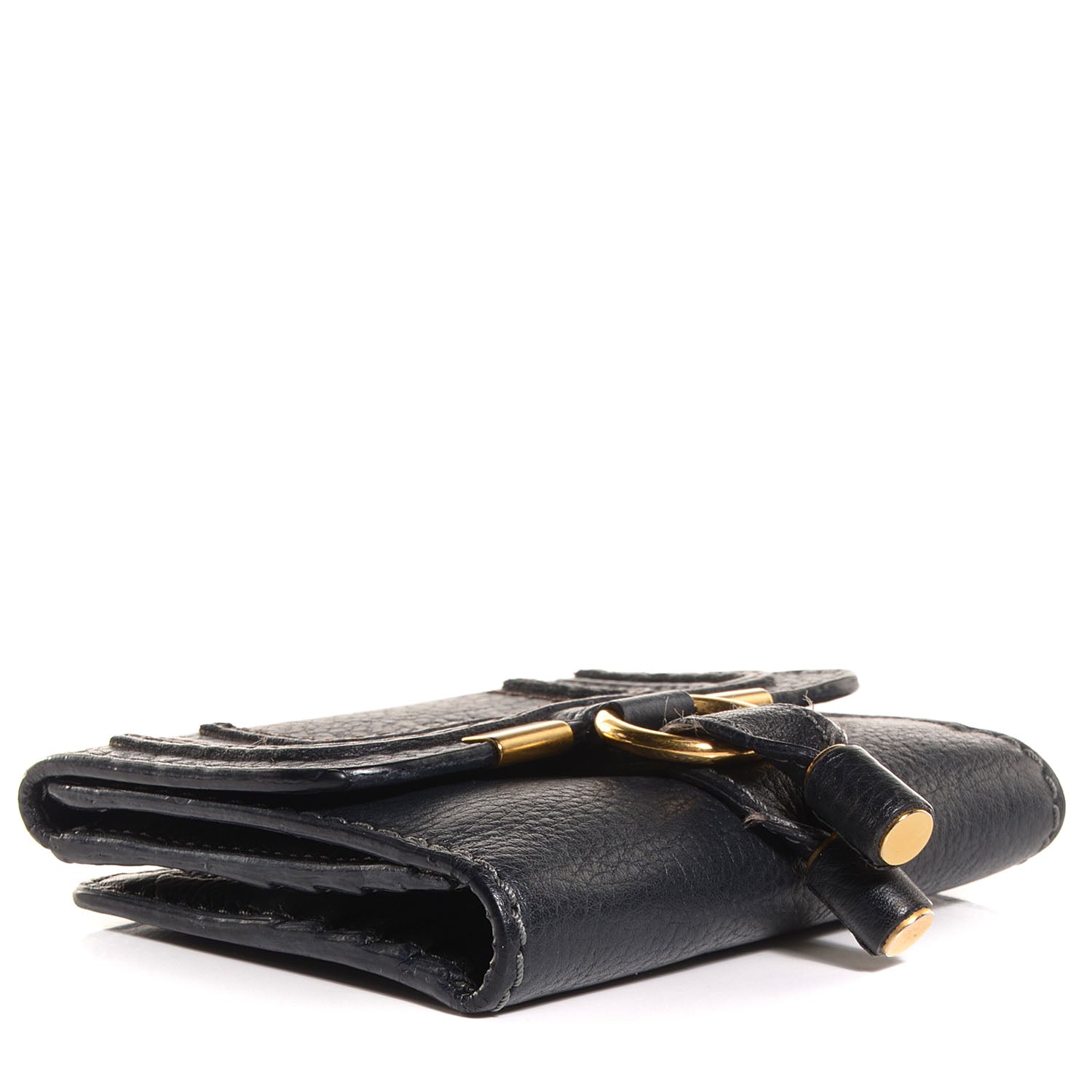 Chloe Calfskin Marcie Square Wallet Black 6 of 9