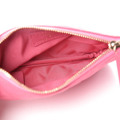 Chanel Caviar Quilted Small Cosmetic Case Pink 5 of 9