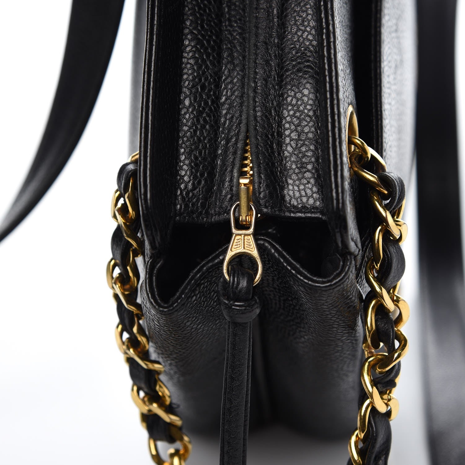 Chanel Caviar CC Shoulder Bag Black 9 of 12