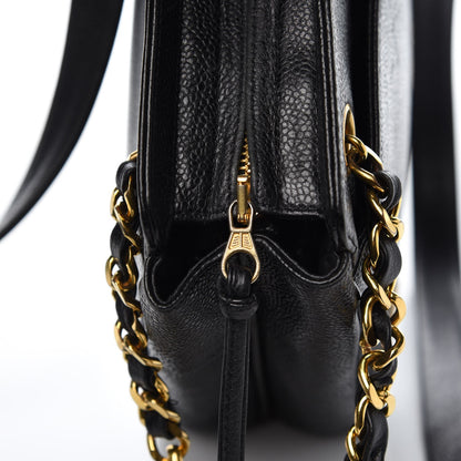 Chanel Caviar CC Shoulder Bag Black 9 of 12