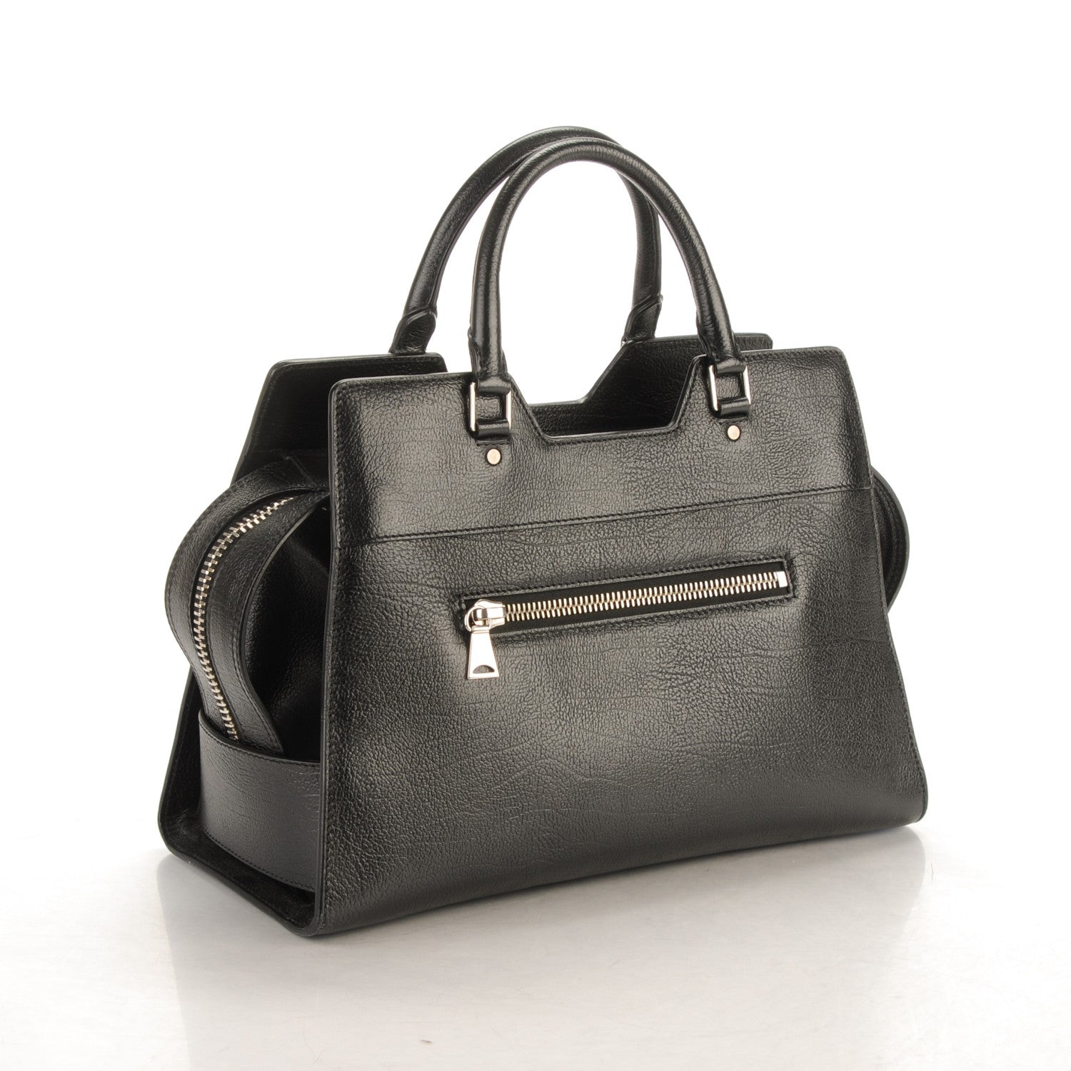 Proenza Schouler Vacchetta Calfskin Small PS13 Satchel Black 3 of 6