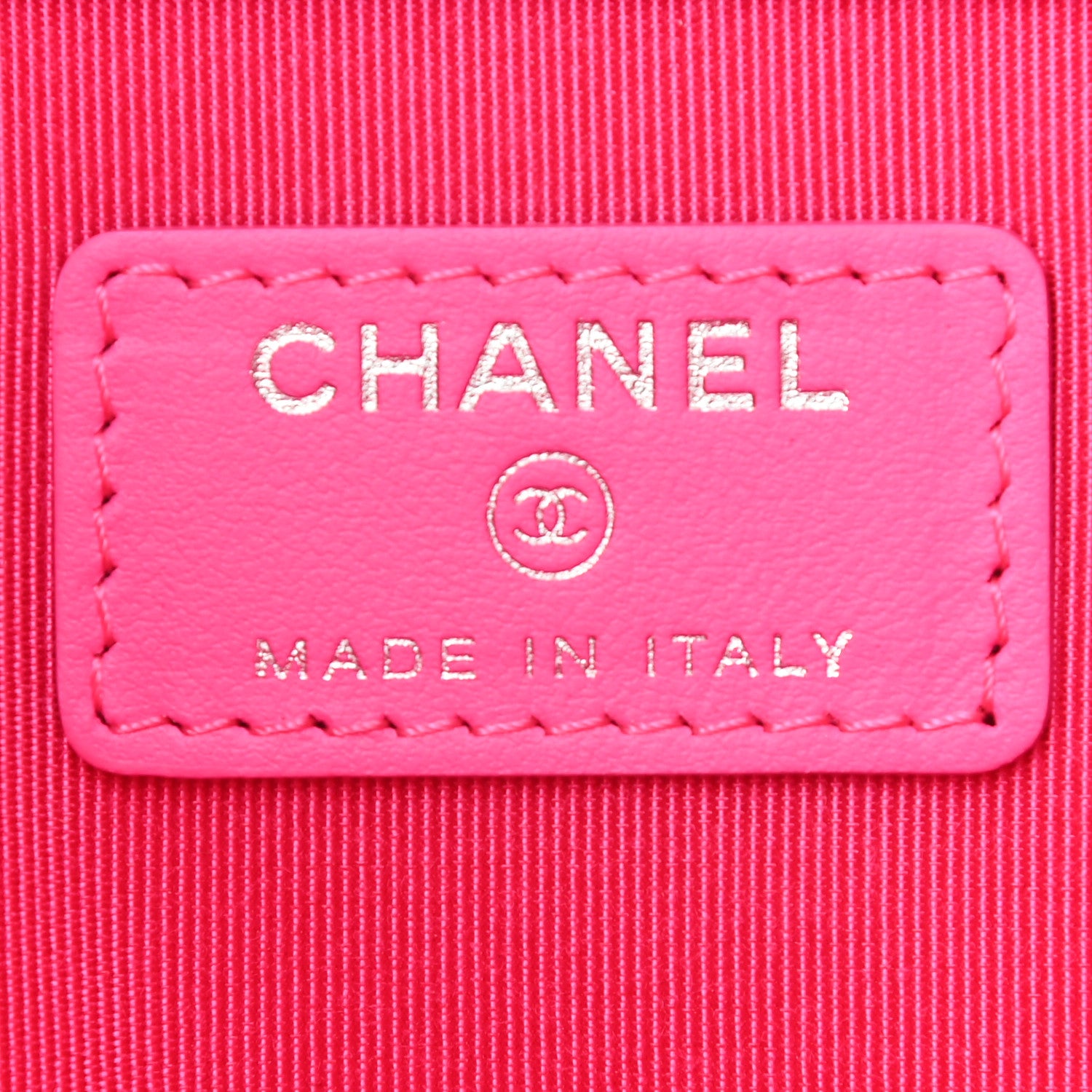 Chanel Goatskin Quilted Medium 2.55 Reissue Cosmetic Case Fluorescent Pink 6 of 8