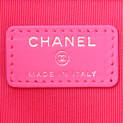 Chanel Goatskin Quilted Medium 2.55 Reissue Cosmetic Case Fluorescent Pink 6 of 8