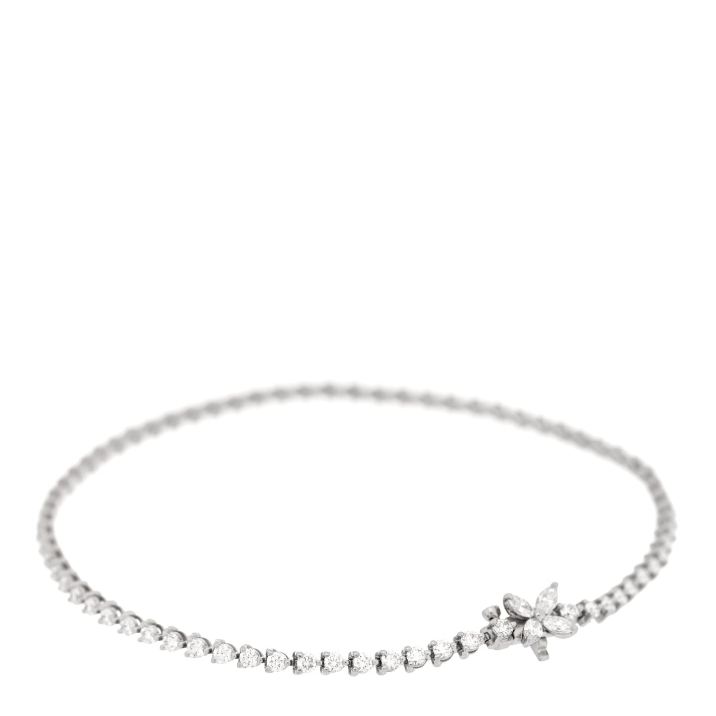 Platinum Diamond 2.09ctw Victoria Tennis Bracelet