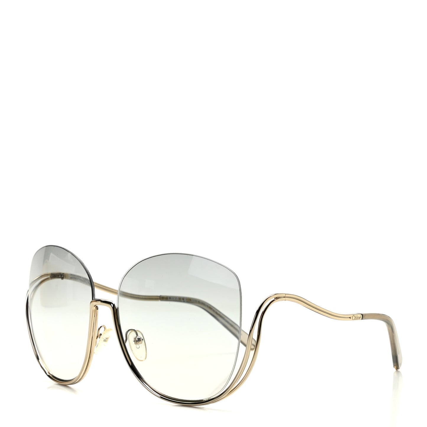 Oversized Round Milla Sunglasses CE125S Gold